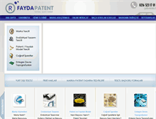 Tablet Screenshot of faydapatent.com